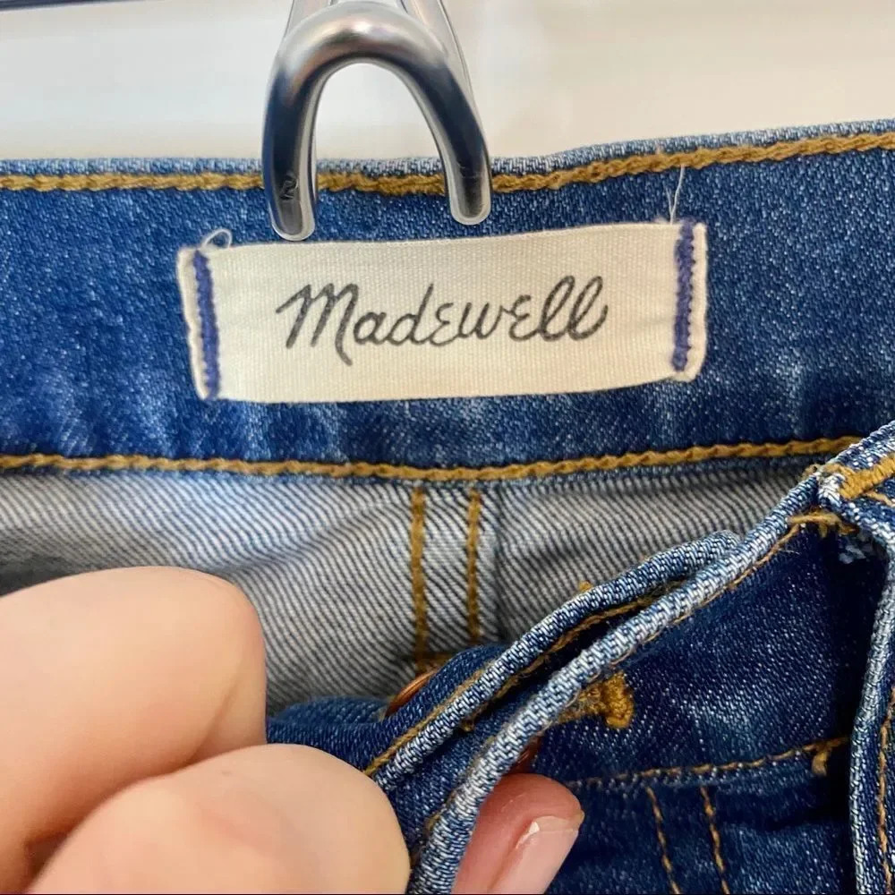 Madewell Women’s Cruiser Straight Crop Wide Leg Jeans 27 - Picture 5 of 11